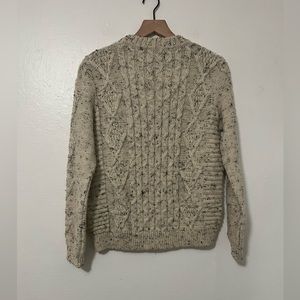 Blarney merino wool NWT sweater assorted cable knots size small